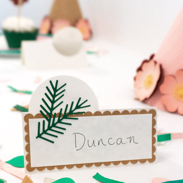 Wild Rose Place Cards / Buffet Labels